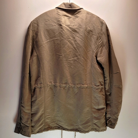 Obey propaganda full zip military styke utility green jacket - size small - Picture 2 of 7